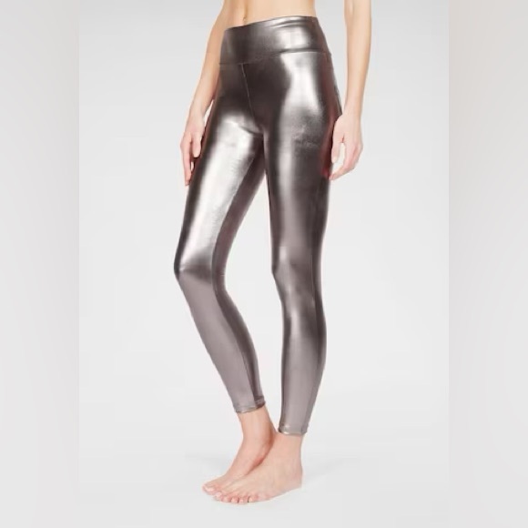 lascana Pants - Lascana Metallic Leggings